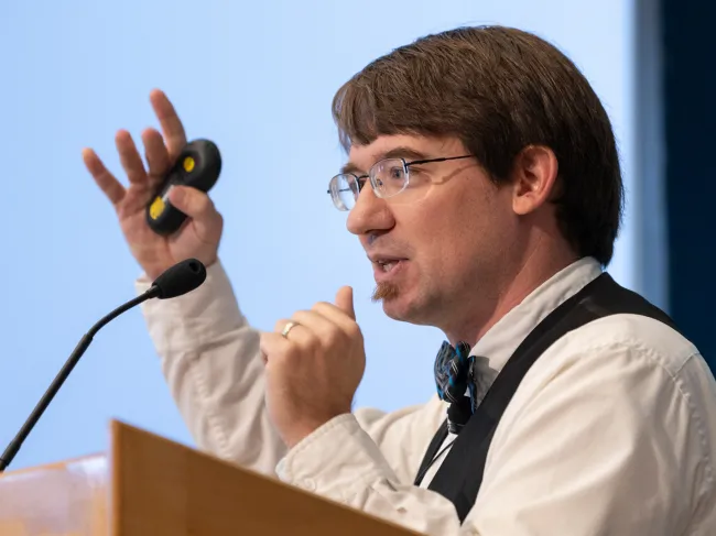 Lucas Engelhardt at Mises University 2024